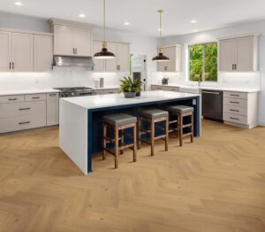 WH2 Blonde Oak Herringbone